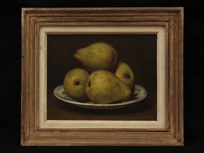 Stilleben av päron, 1700-1800-talet av Unbekannt Unbekannt
